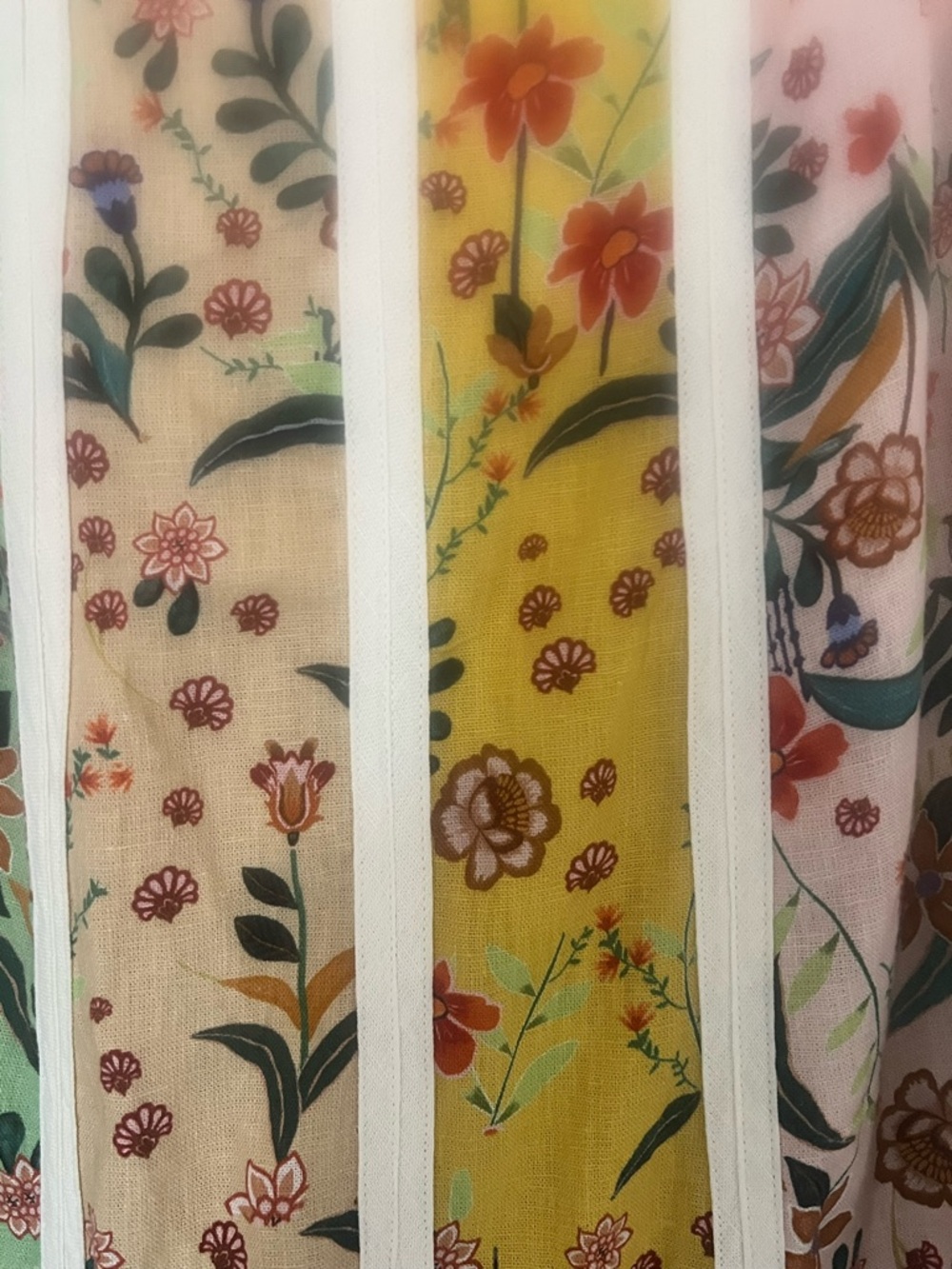 Brand New With Tags Christian LaCroix Floral Panel Linen-blend Midi Dress, Gorg! - Picture 11 of 15